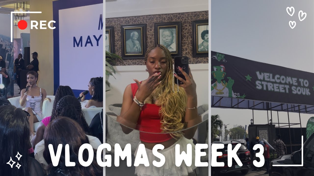VLOGMAS WEEK 3: WORK EVENTS, CLUBBING, PARTIES, AND MORE….