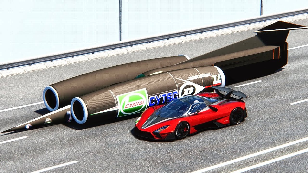 2022 SSC Tuatara Aggressor vs SSC Thrust at Drag Race 20 KM