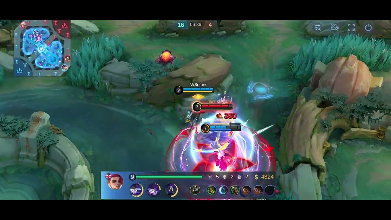 Mobile Legends Lesley vs Lance and melissa 