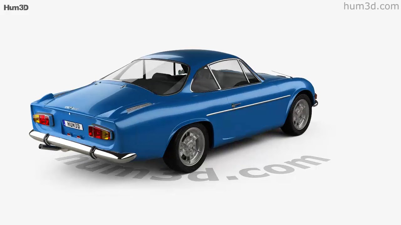 Renault Alpine A110 1600S 1972 3D model by 3DModels.org