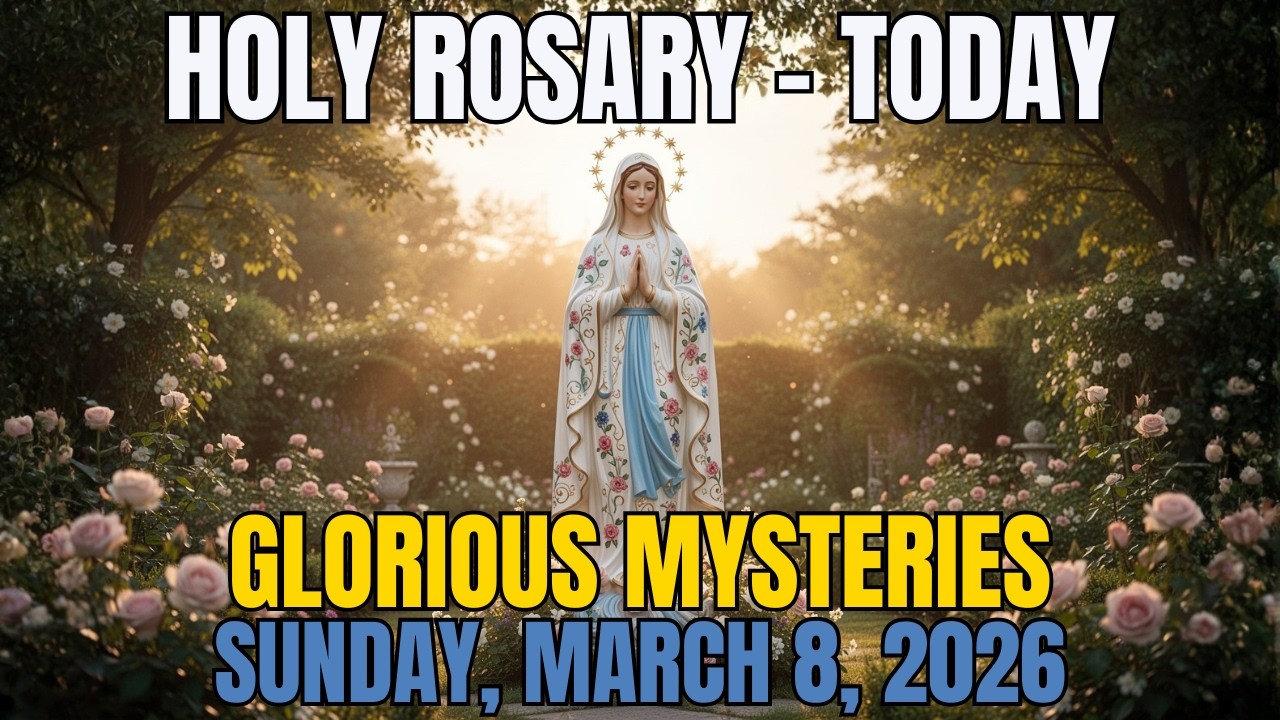 Holy Rosary Today Sunday, March 8, 2026 | Glorious Mysteries | Peace in the World