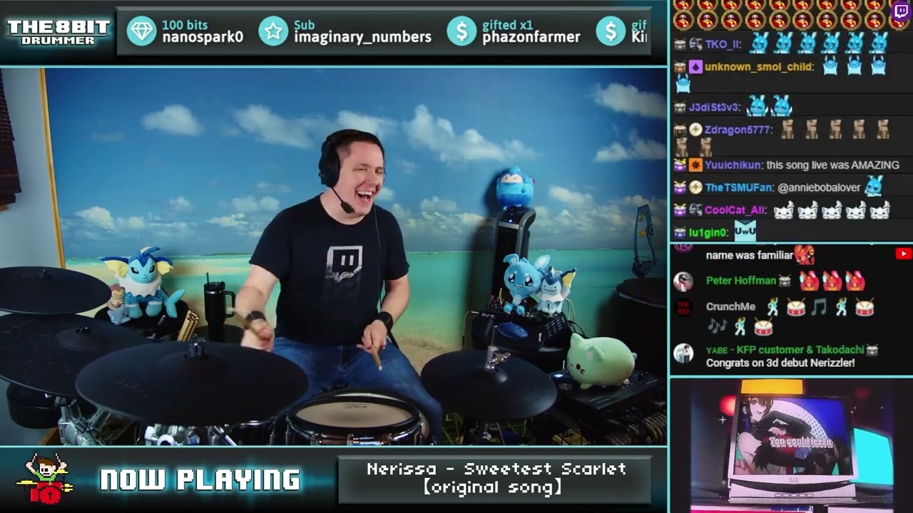 The8BitDrummer // Nerissa Ravencroft - Sweetest Scarlet