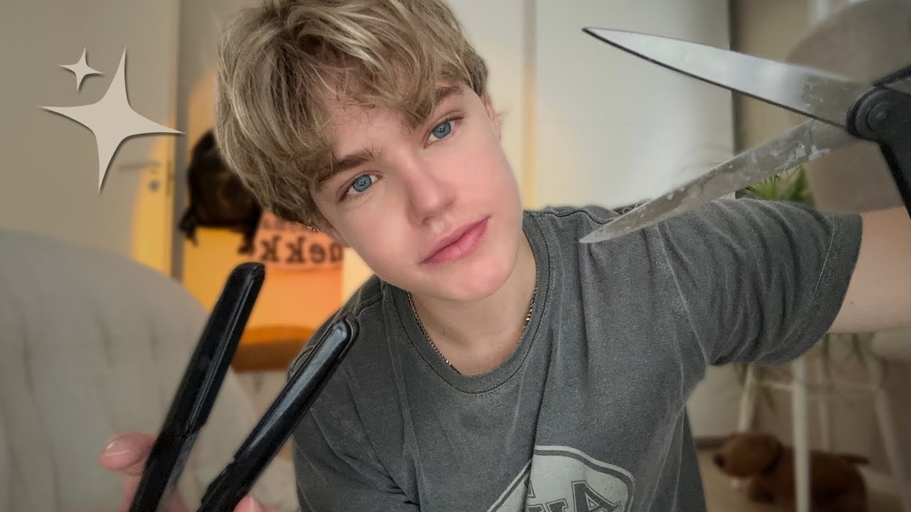 ASMR │ Lo-Fi Hair Salon Treatment💆🏼‍♀️ (Washing, Cutting, Straightening, Massaging) w/ Gum Chewing✨
