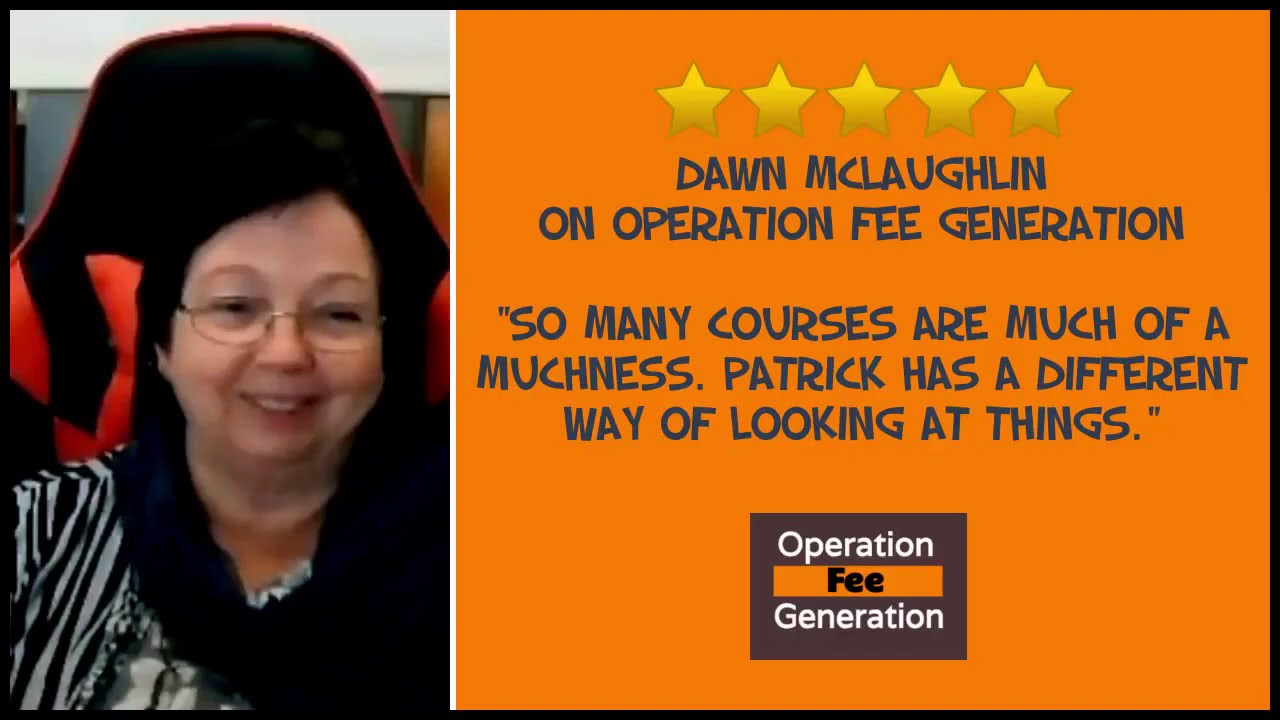 Dawn McLaughlin talks through Operation Fee Generation