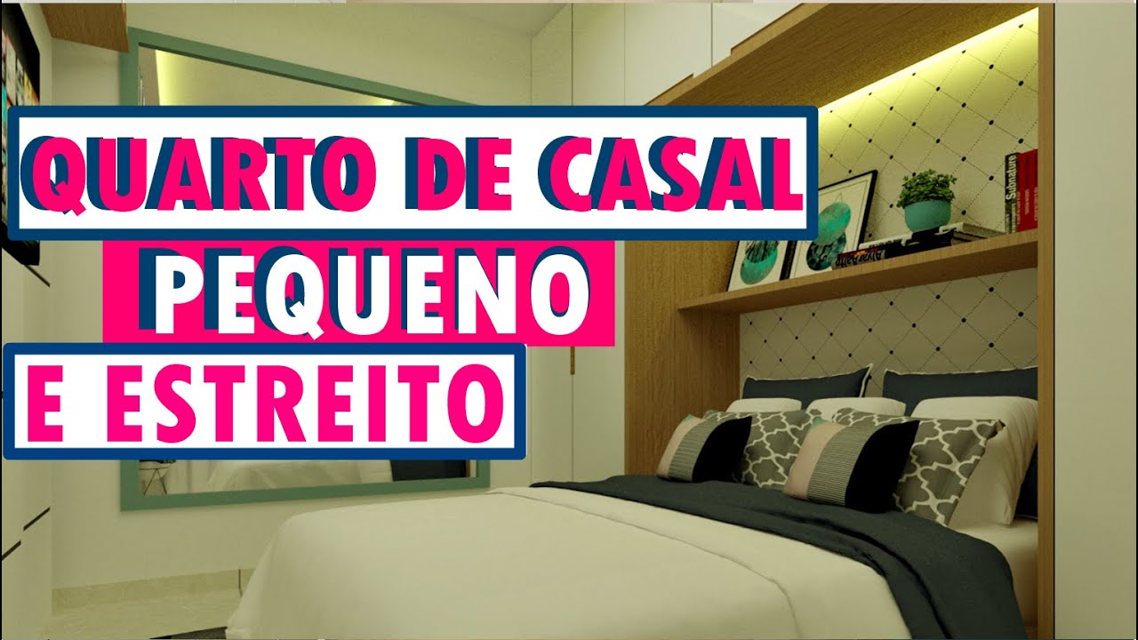 QUARTO CASAL PEQUENO E ESTREITO /PROJETO DE UMA INSCRITA DO CANAL