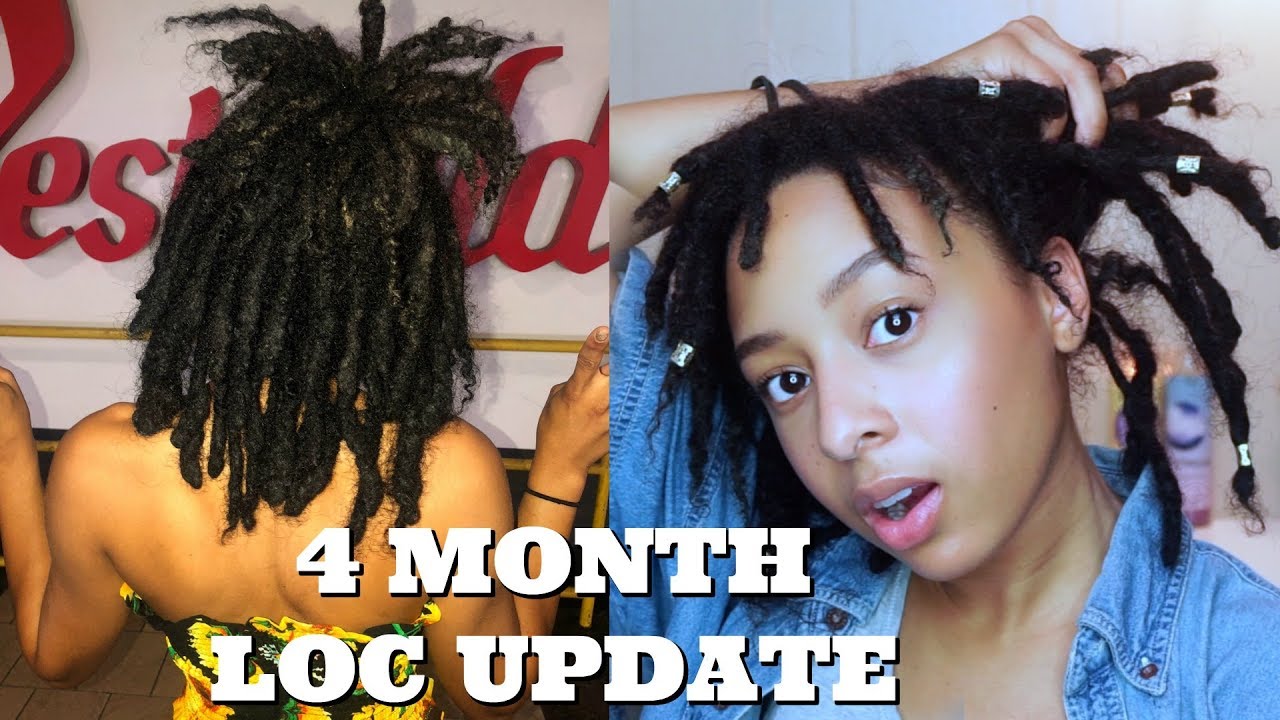 4 MONTH UPDATE + DECORATING MY LOCS | FREEFORM DREADLOCKS