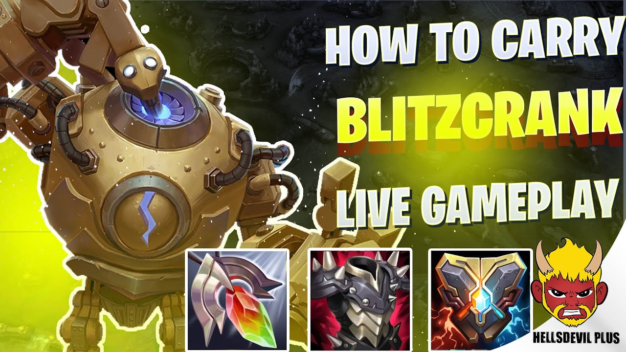 How To Carry As Blitzcrank - Wild Rift HellsDevil Plus Gameplay