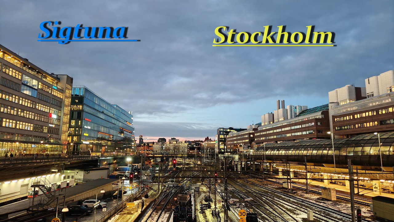 Let's walk in Sigtuna and Stockholm..
