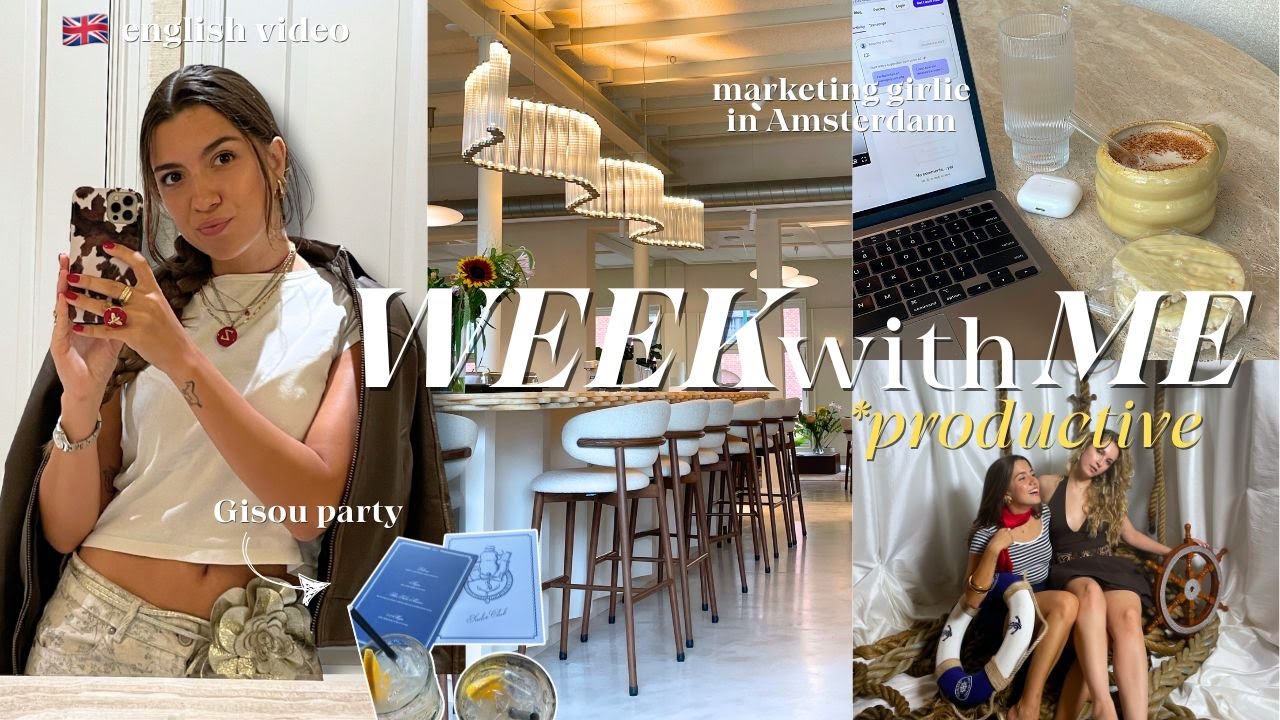 WEEKLY *productive* VLOG🍵 italian girl living abroad  [ENG video + italian subtitles]