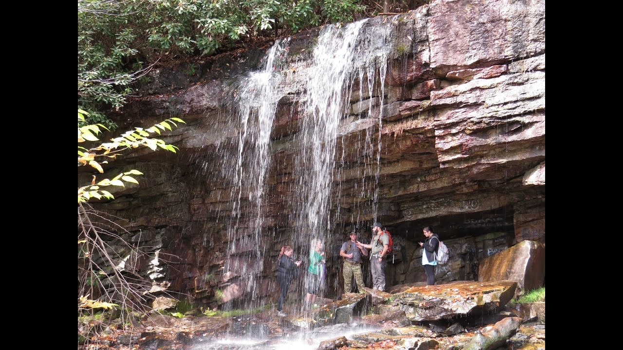 Hiking the Glen Onoko Falls trail, Jim Thorpe PA