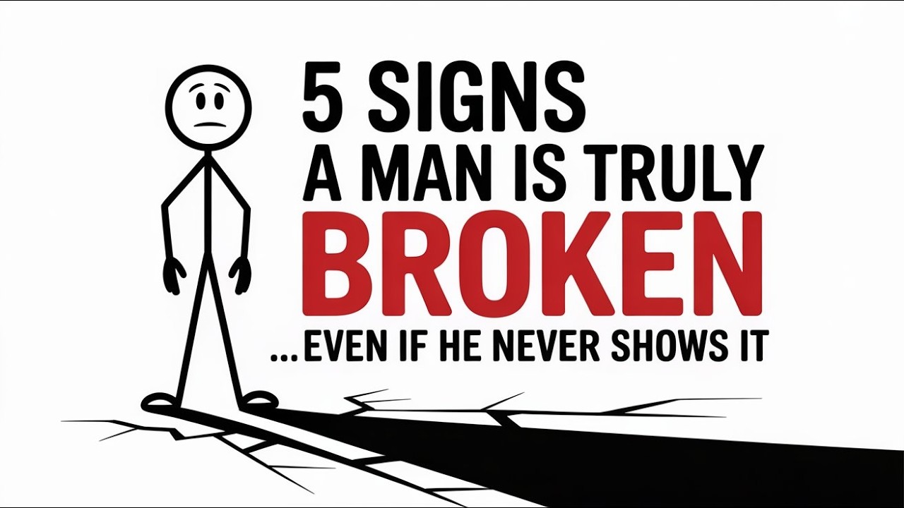5 Signs a Man Is Truly Broken… Even If He Never Shows It