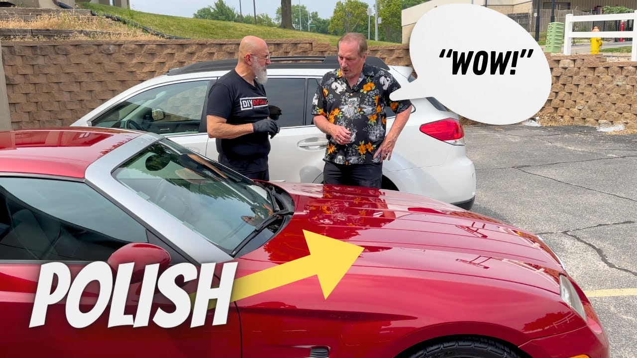 Want SUPER SHINY paint? Here's how to polish & ceramic coat #diydetail #polishing #ceramiccoating