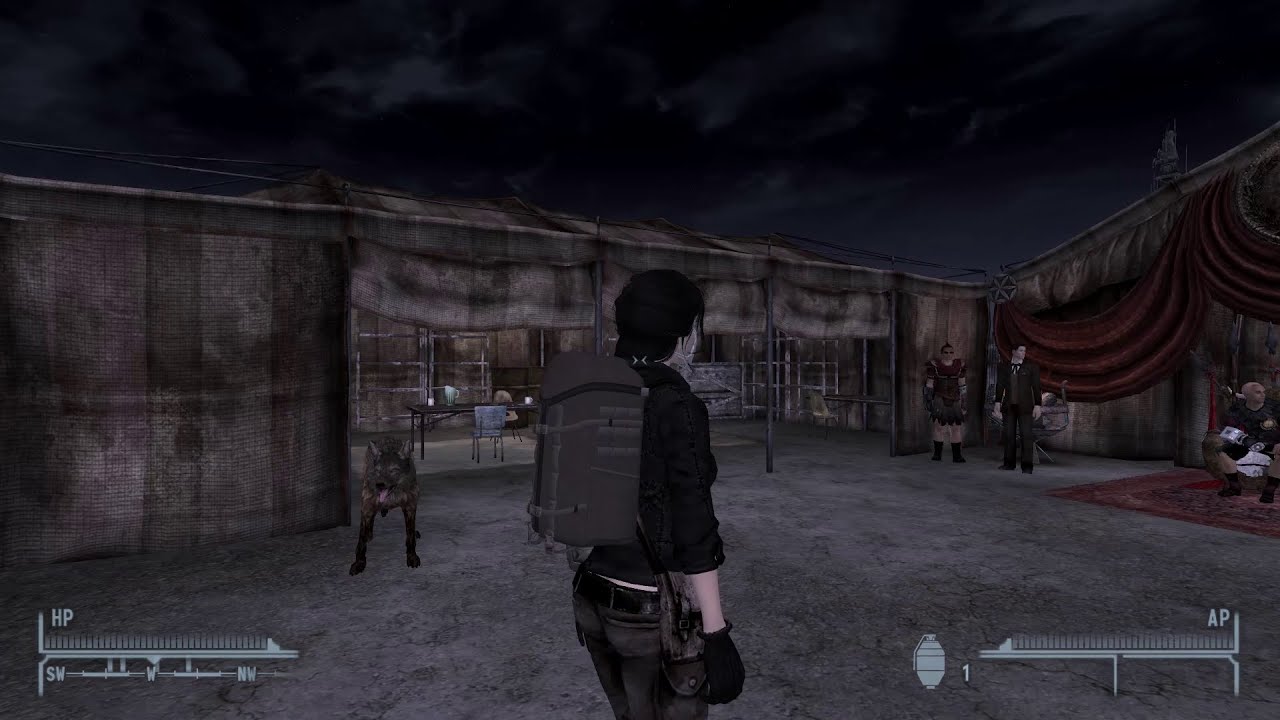 Female Courier in Caesar's Camp (Fallout New Vegas)