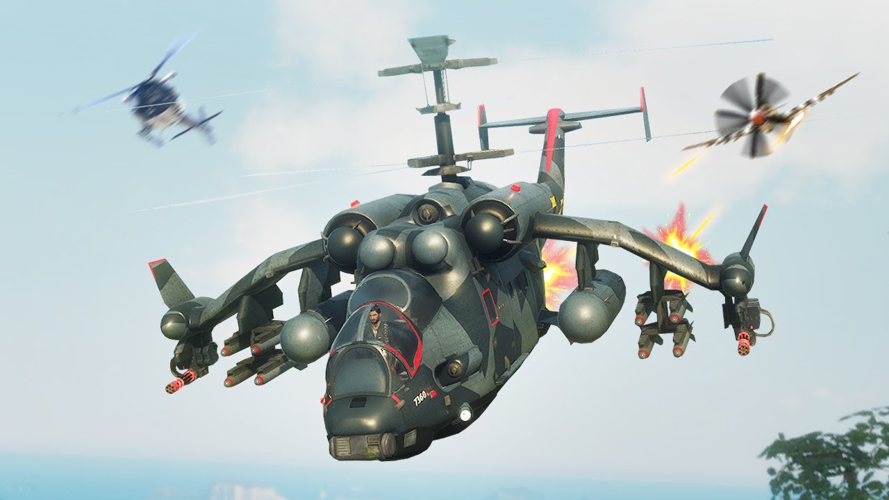 BIGGEST HELICOPTER CHAOS in Just Cause 4!