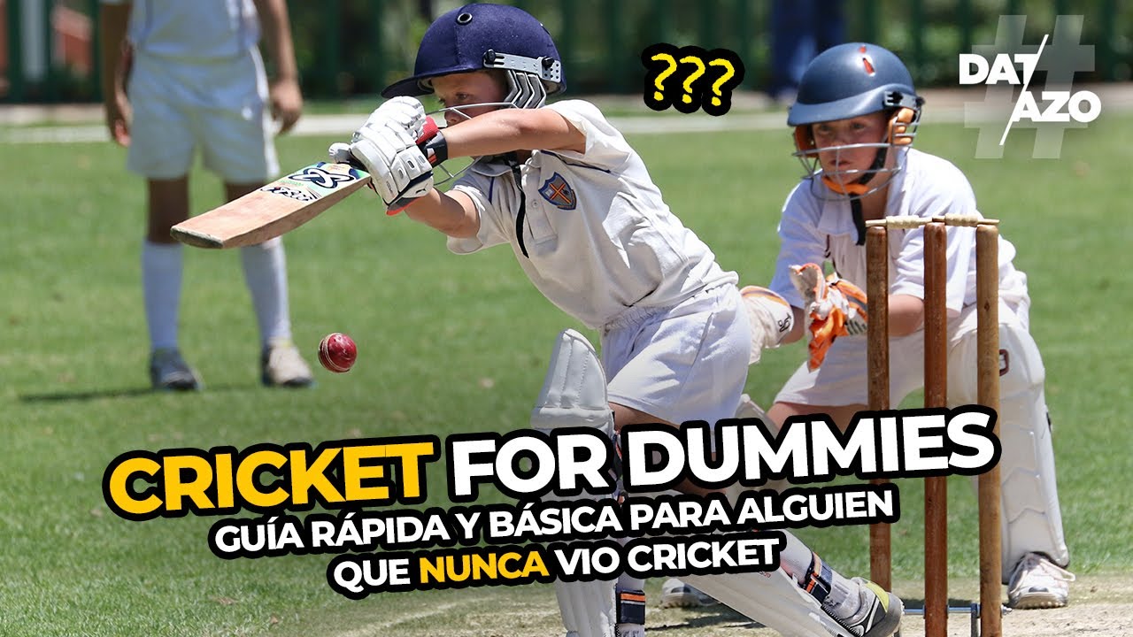 CRICKET para alguien que NUNCA vio CRICKET (guía rápida y básica) | #DATAZO