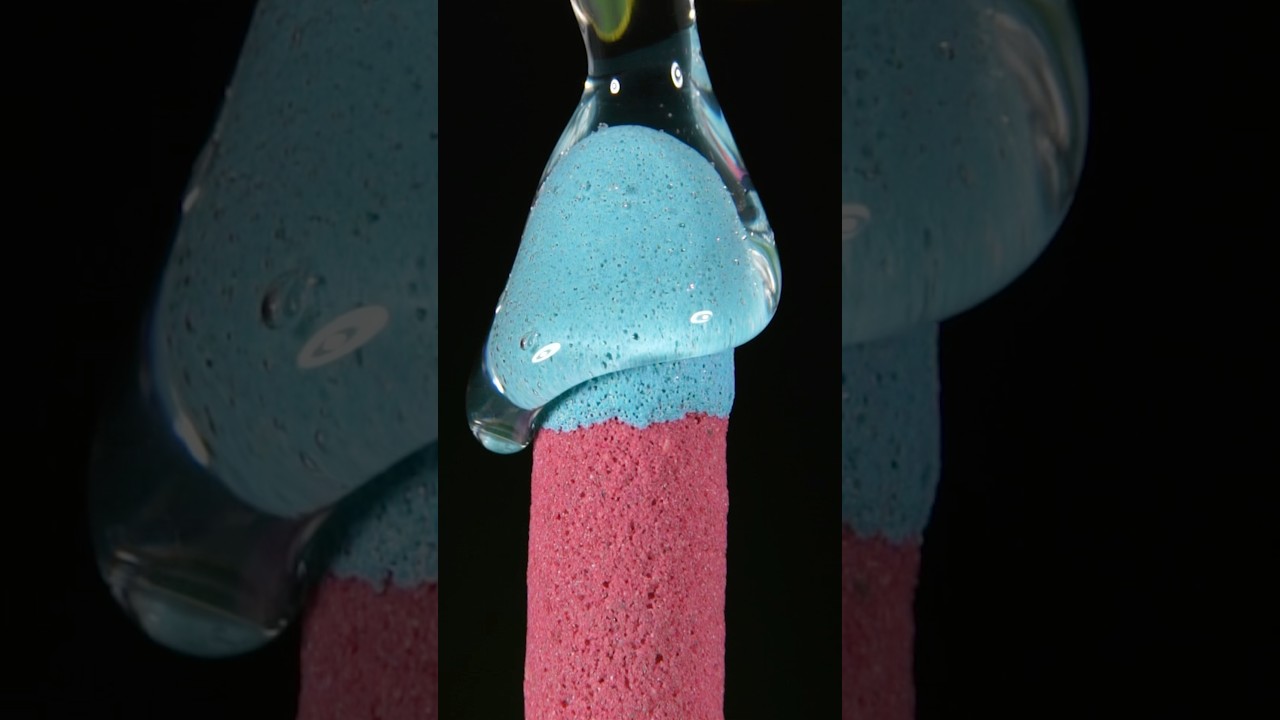 ASMR glue on giant matchstick ignition close-up ( macro - zoom in ) 