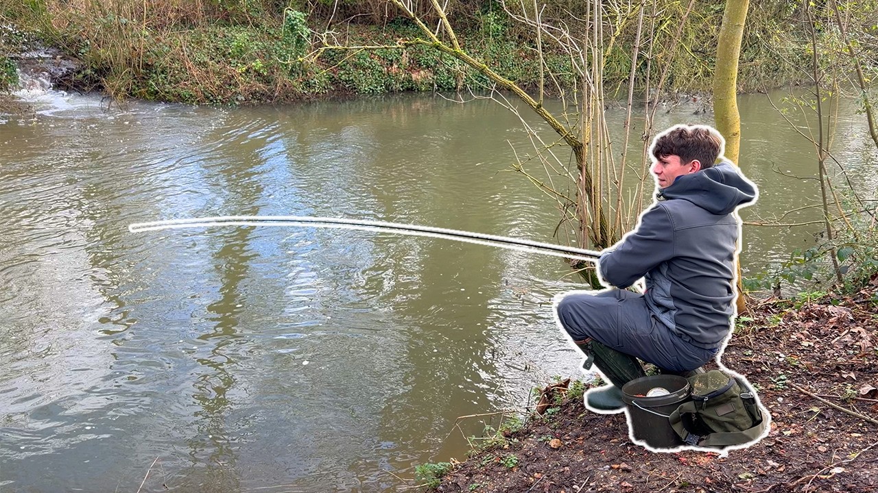 I HOOKED a BEAST in this small river