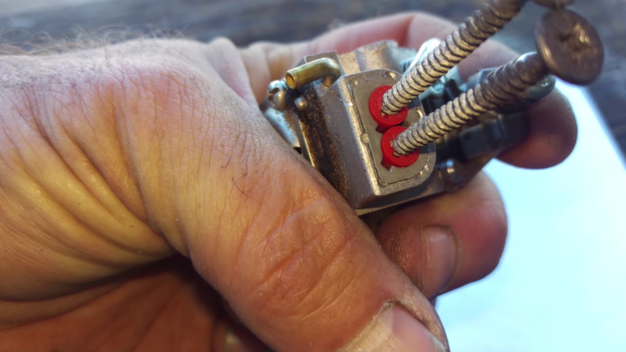 Echo CS-310 Carburetor adjustment restrictors. SEE YA!!