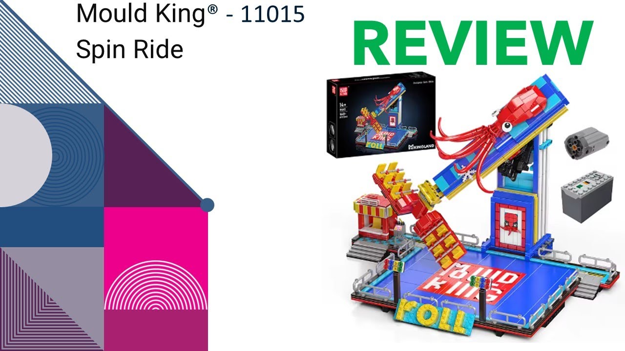 Mould King ® - 11015 Octopus Spin Ride (REVIEW) # Ben's Lego ® / Klemmbausteine Welt - Video 226