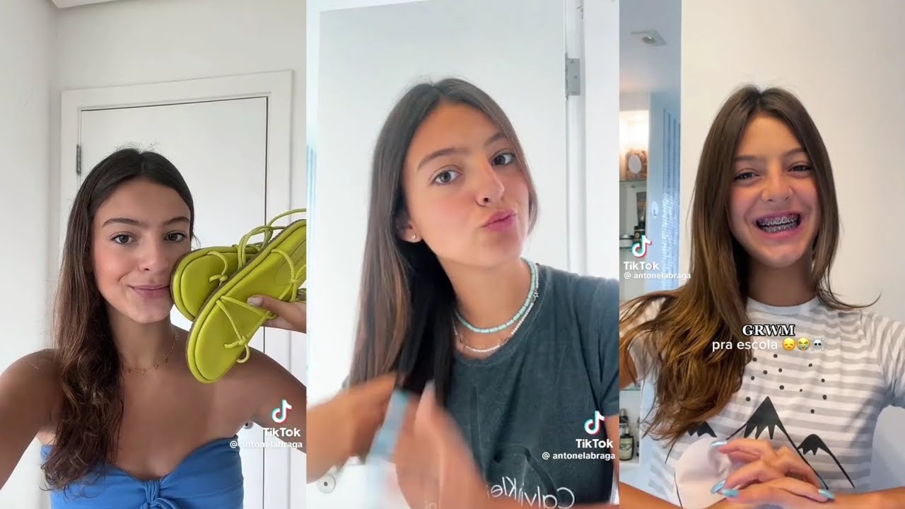 Antonela Braga GRWM + Daily Vlog - Compilados do Tiktok