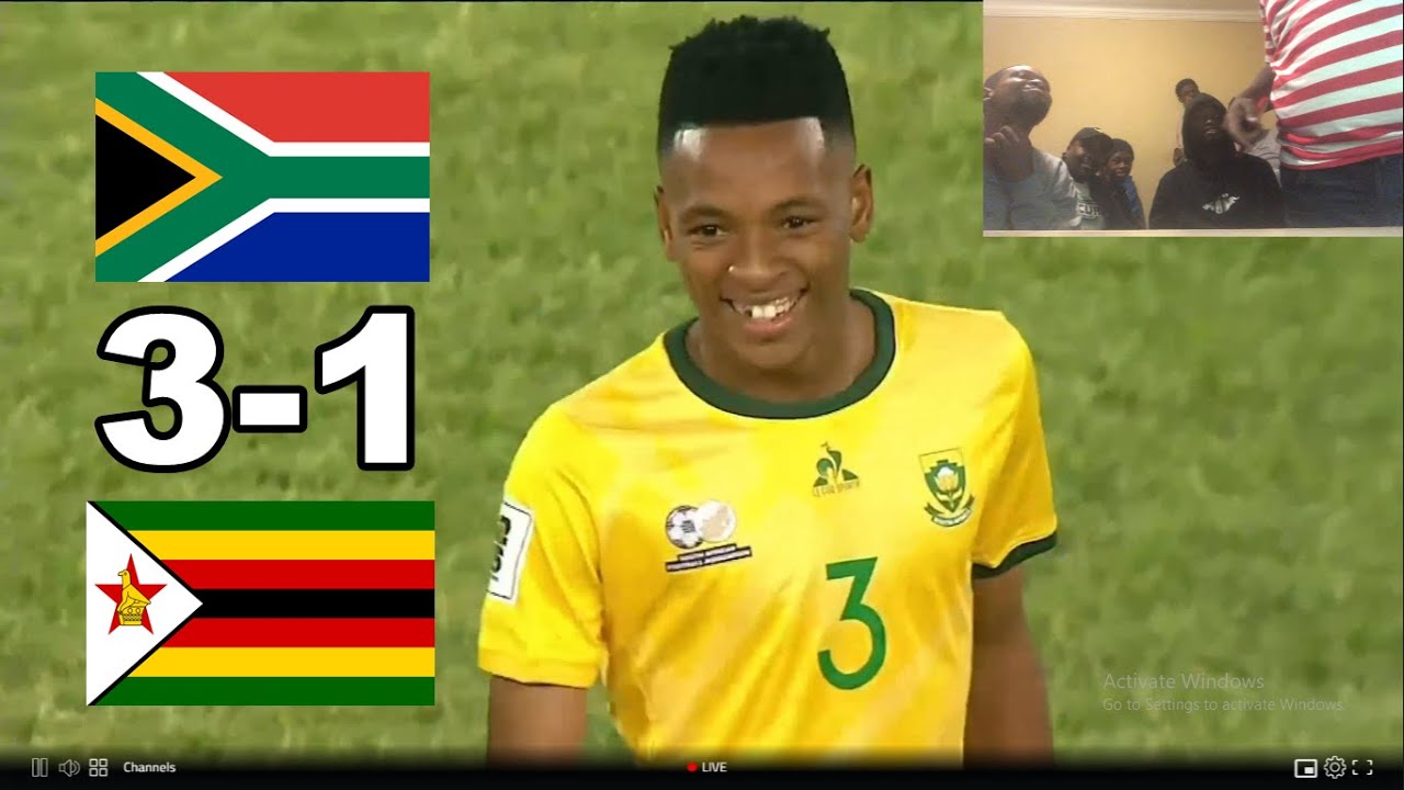 South Africa vs Zimbabwe | All Goals | Extended Highlights | African Qualifiers