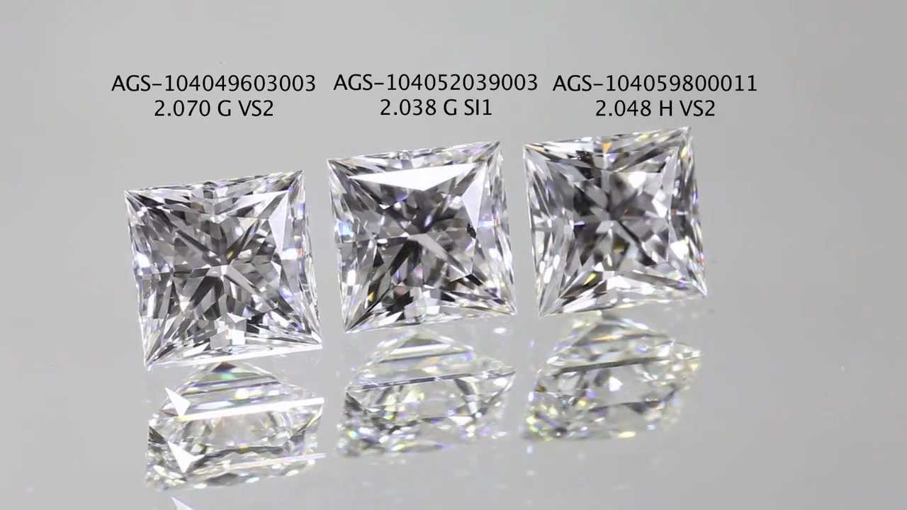 2 carat Super Ideal A CUT ABOVE Princess Diamonds from Whiteflash