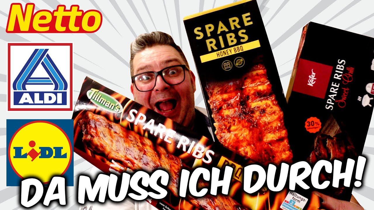 TEST: ALLE DISCOUNTER  SPARE RIBS PROBIEREN & DANACH BESSER MACHEN | ALDI, LIDL & Co