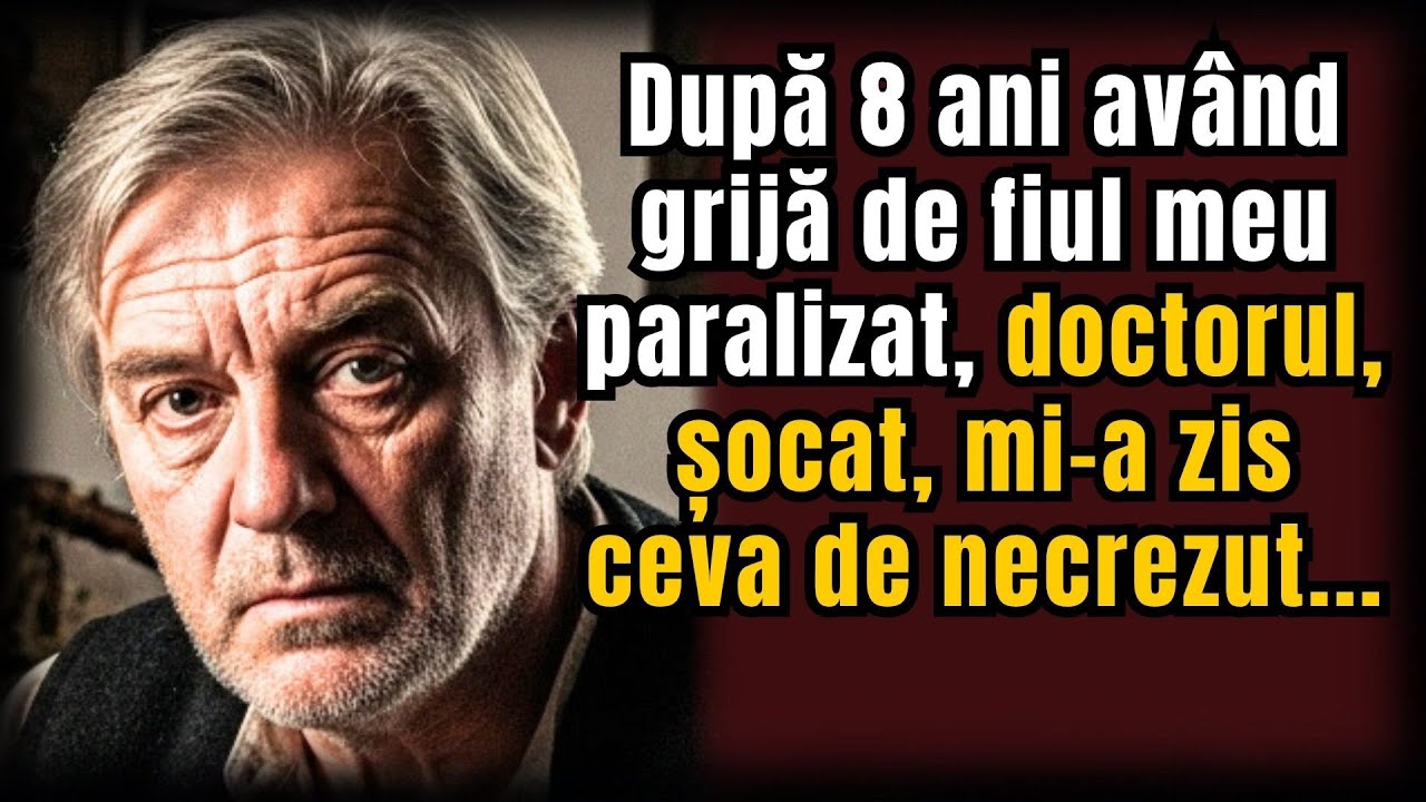 După 8 ani având grijă de fiul meu paralizat, doctorul, șocat, mi-a zis ceva de necrezut... Povești