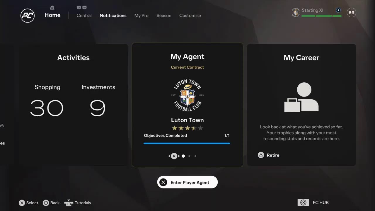 FC 25 Player Career