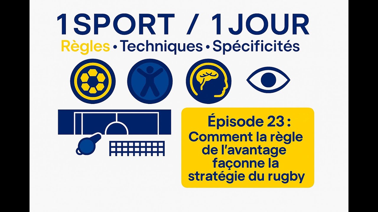 Ep 23  Comment la règle de l’avantage façonne la stratégie du rugby