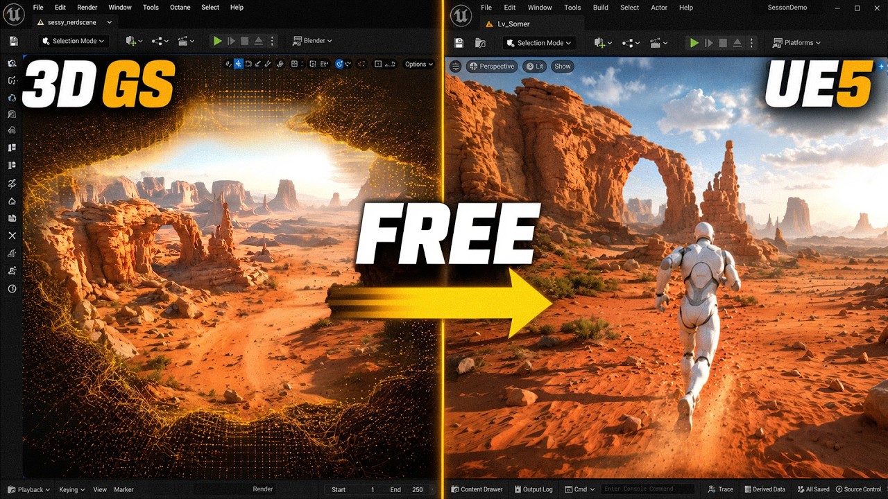 3D Gaussian Splats in Unreal Engine 5 Is Insane &mdash; and It&rsquo;s Free