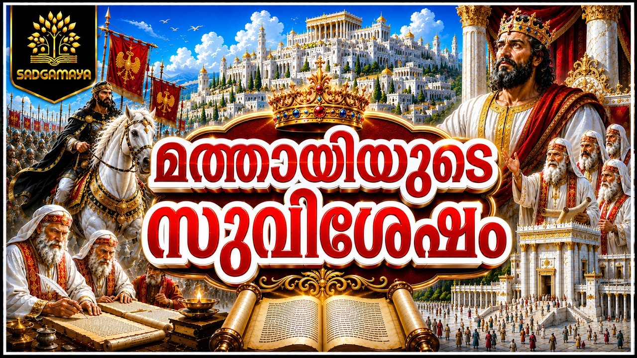 മത്തായി എഴുതിയ സുവിശേഷം | Audio Bible Malayalam  | Mathew's Gospel #sadgamaya #suvishesham #reading