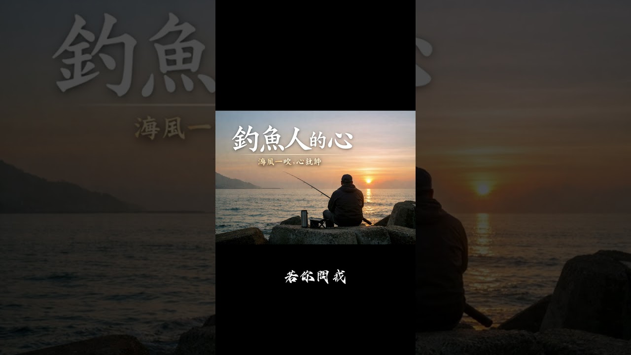 《釣魚人的心》｜海風一吹心就靜｜台語釣魚人生歌