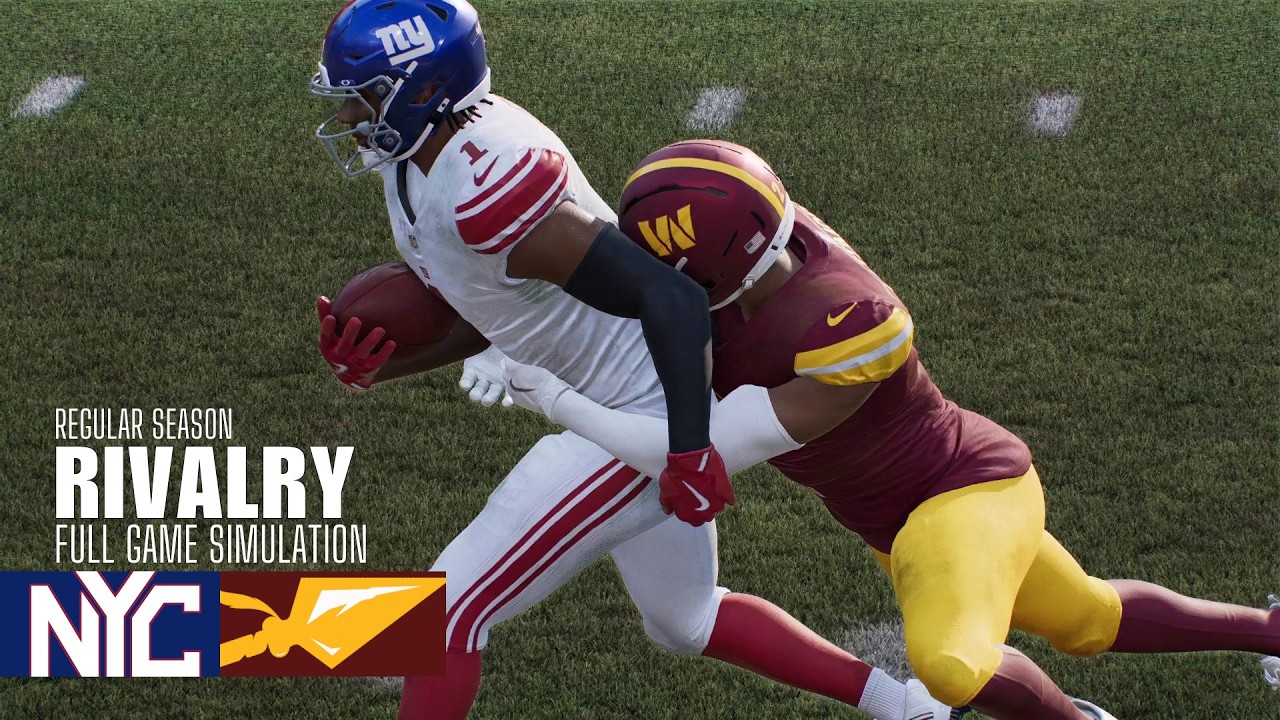 Giants vs. Commanders | 2026 Rivalry Game | Madden NFL 26 Simulation