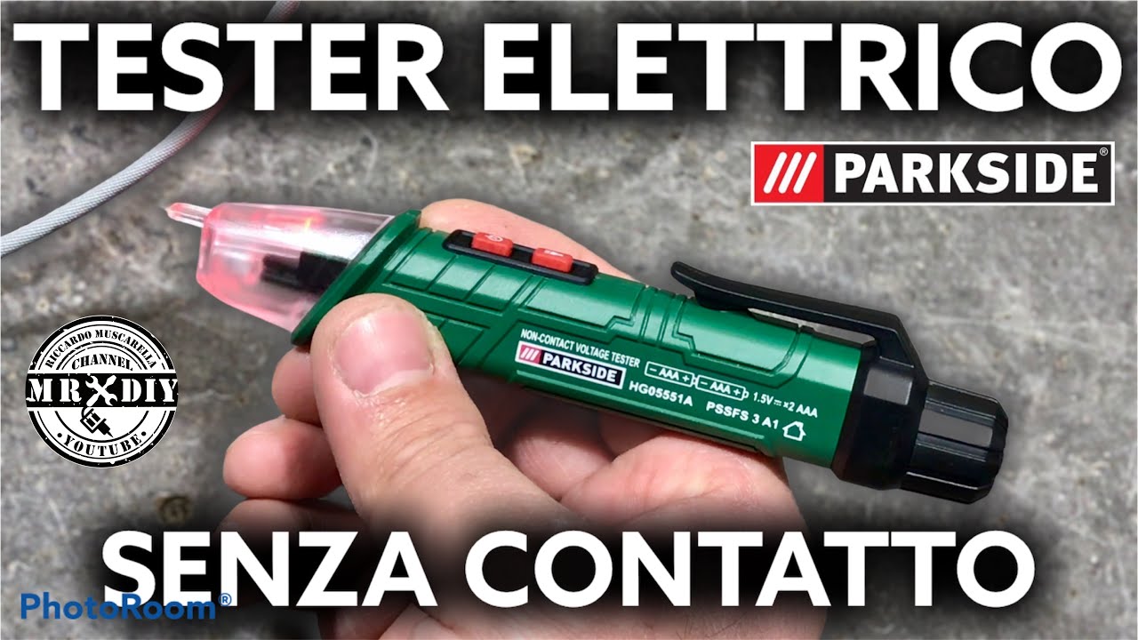 Tester elettrico di tensione senza contatto PARKSIDE LIDL. PSSFS 3 A1. Penna cercafase.
