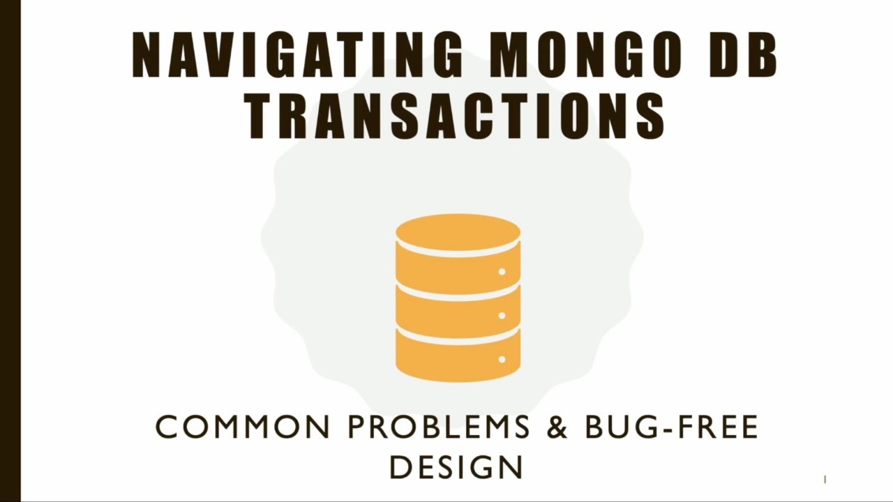 Navigating MongoDB transactions - common problems & bug-free design – Patryk Glowienko