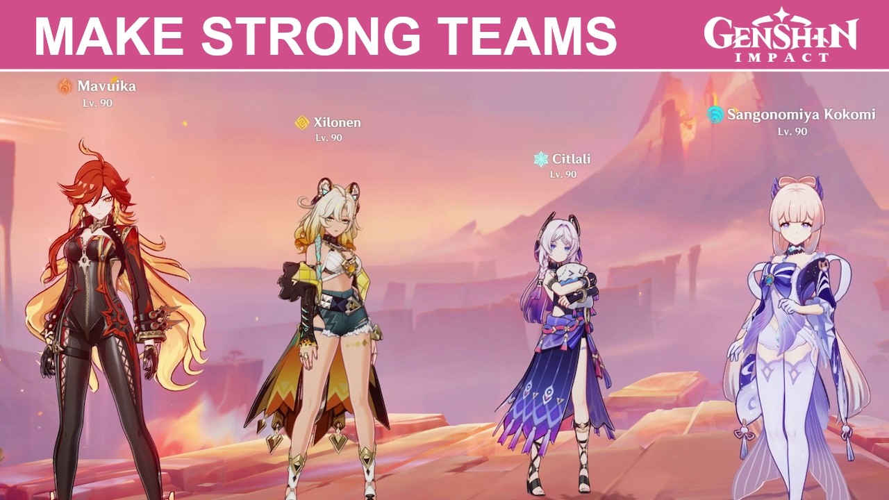 How To Build Strong Teams - Understanding Character Roles & Synergies In Genshin Impact