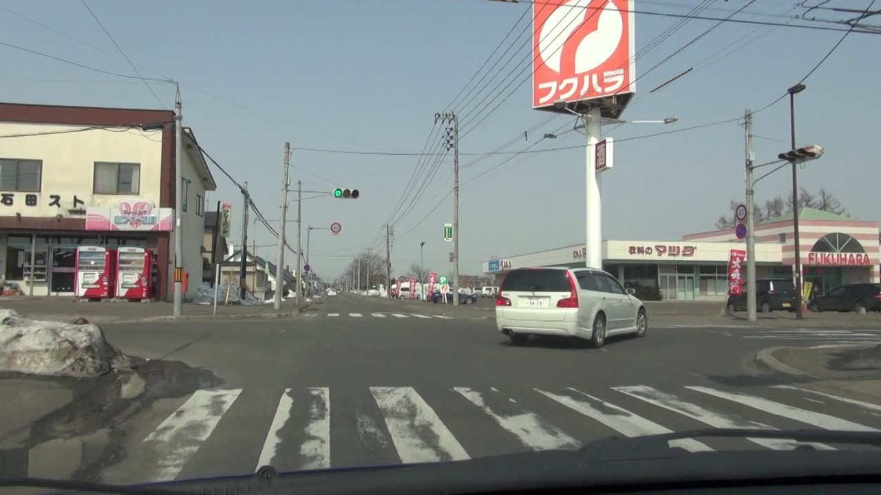 幕別町道（幕別南4線踏切）&rarr; 北栄大通：道道238号交点～国道38号交点[幕別町 1080p 車載動画 2015 ドライブ]