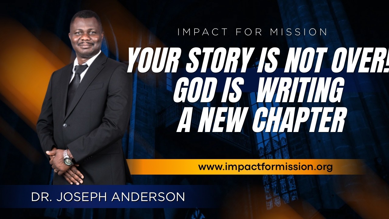 YOUR STORY IS NOT OVER. A NEW CHAPTER IN CHRIST.