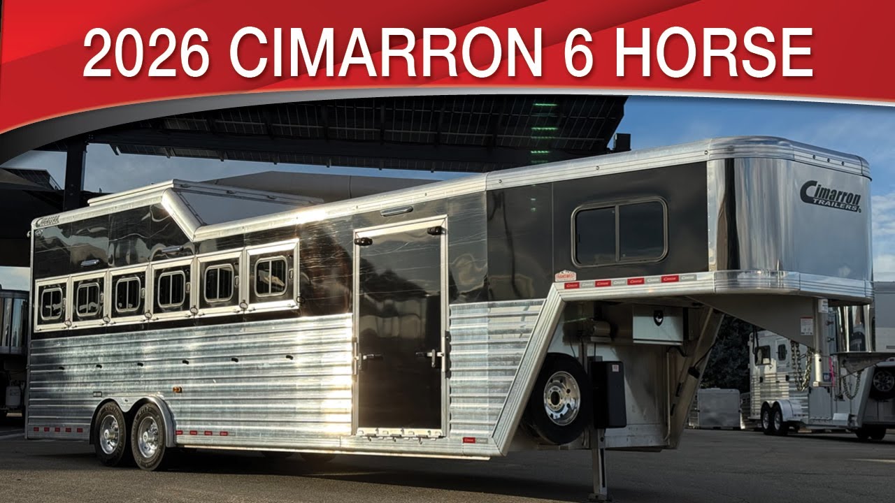 Cimarron Norstar 6 Horse Gooseneck With Air Ride And Custom Front Tack