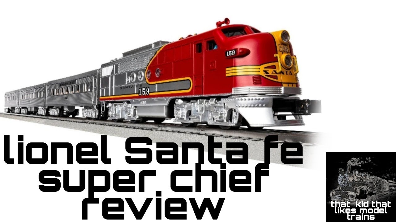lionel lionchief santa fe super chief  passenger set
