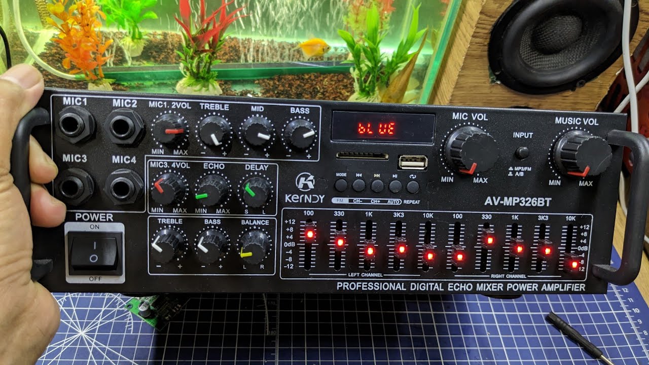 AMPLIFIER KERNDY AV-326BT FITUR LENGKAP FULL BASS TUNE CONTROL PLUS EQUALIZER