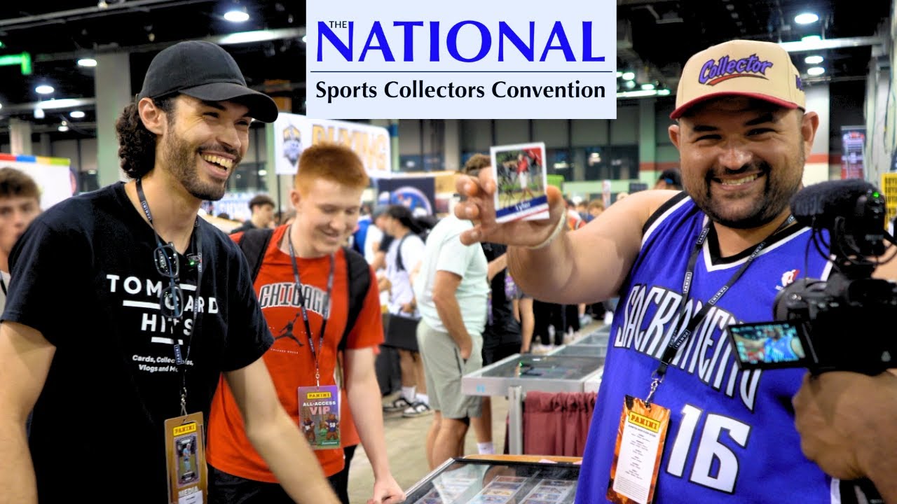 Card Deals, Celebrity Interviews, Pack Battles & More At The National Card Show! (Super Vlog)