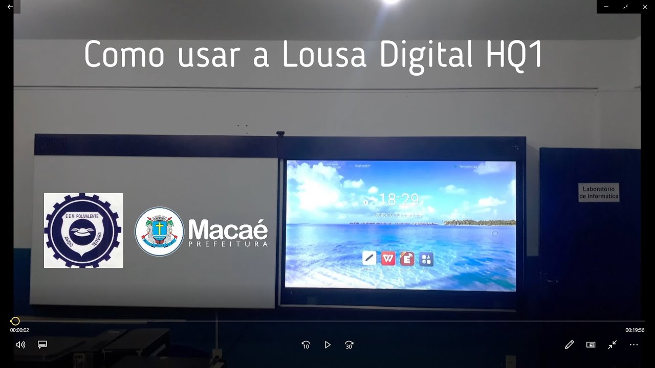 Como utilizar a lousa digital HQ1