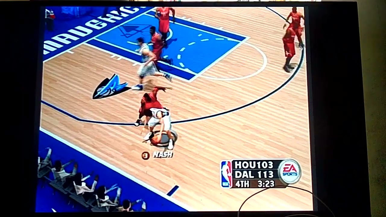 Full Texas Ending NBA Game: Houston Rockets vs. Dallas Mavericks: NBA Live 2004