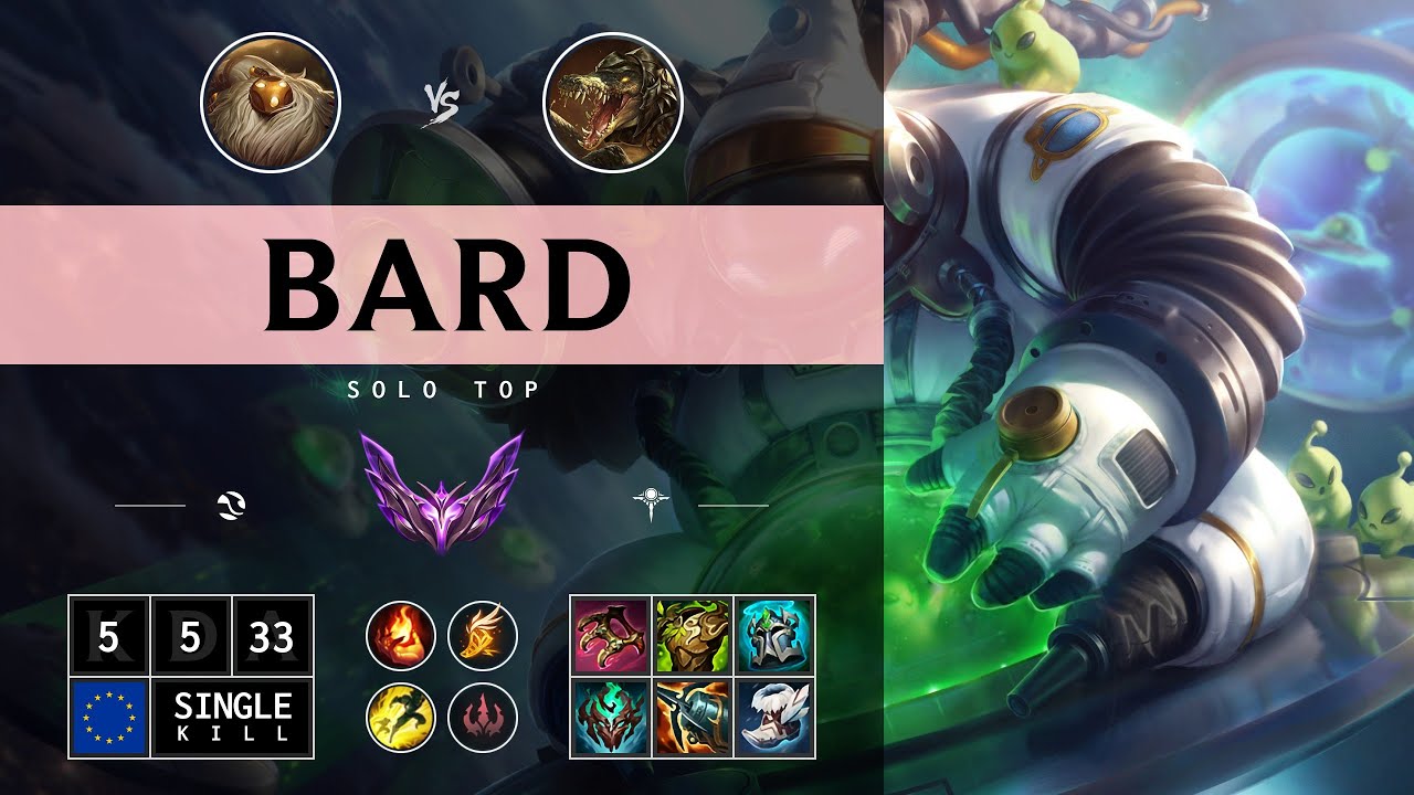 Bard Top vs Renekton - EUW Master Patch 14.12