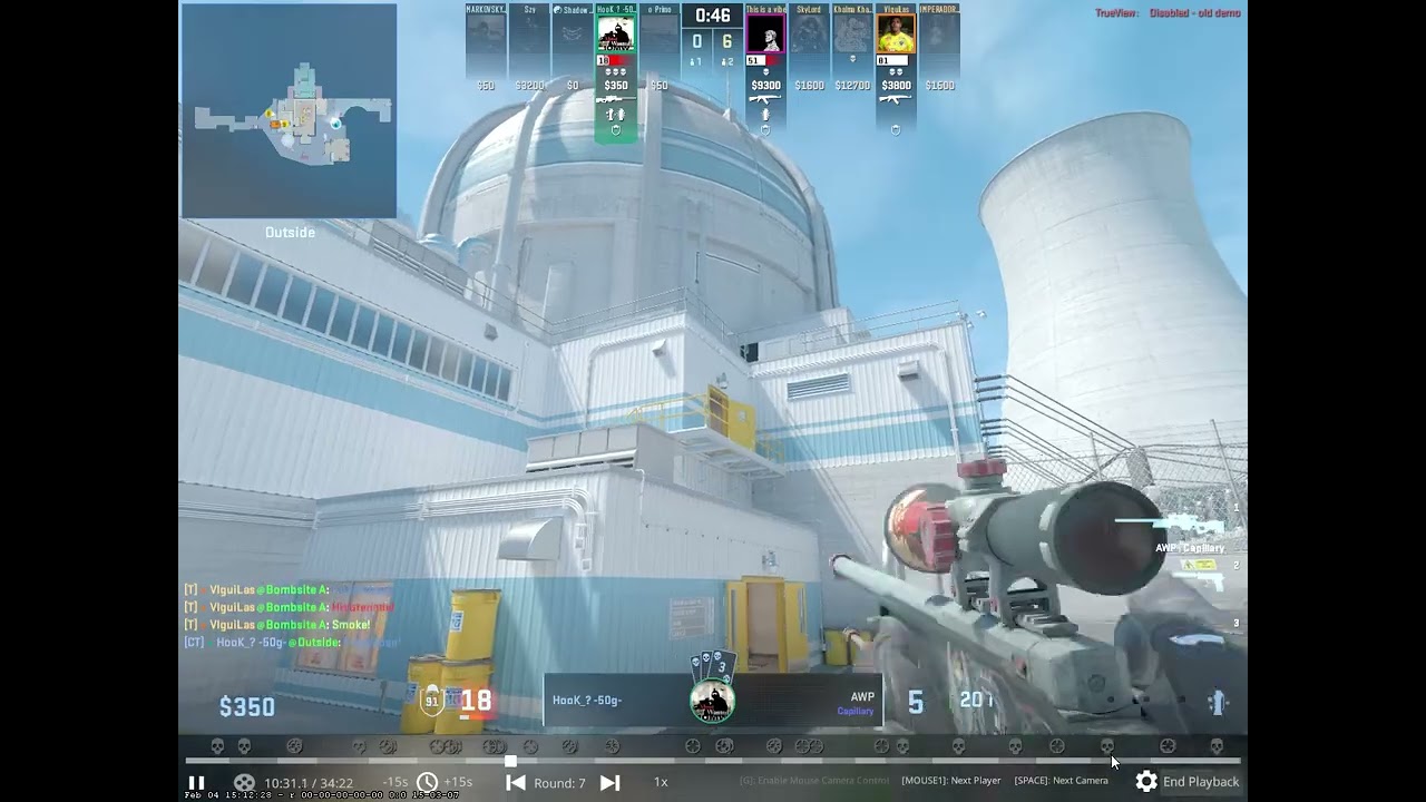 Como ganhar um round impossível - 4K de AWP na Nuke (play de 12/01/26) #cs2 #cs2highlights
