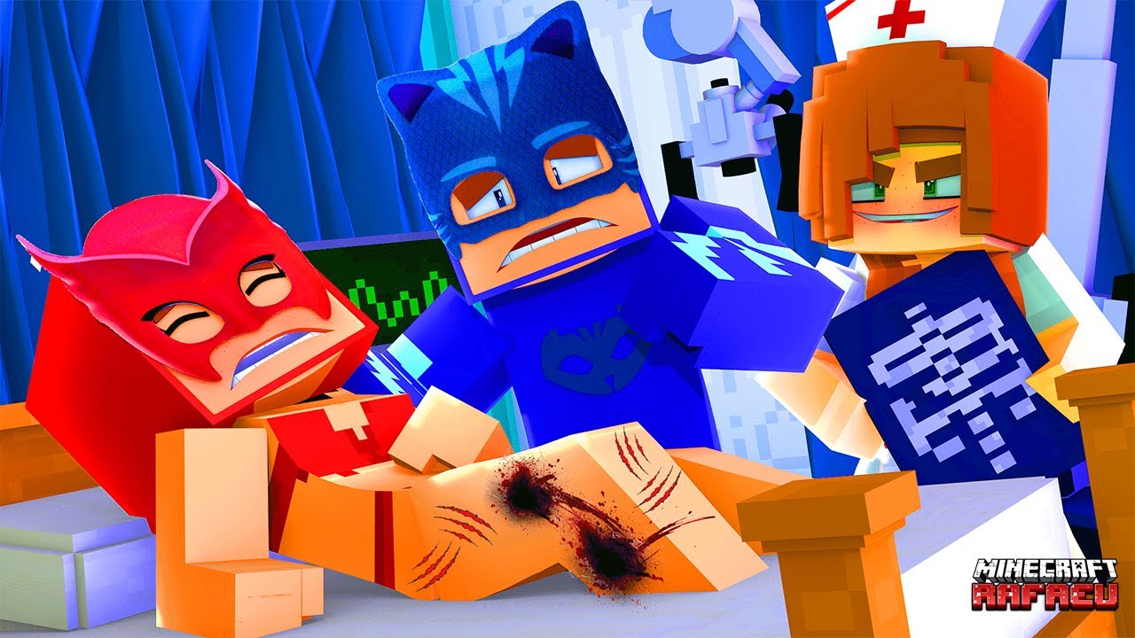 CORUJITA QUEBROU a PERNA no Minecraft