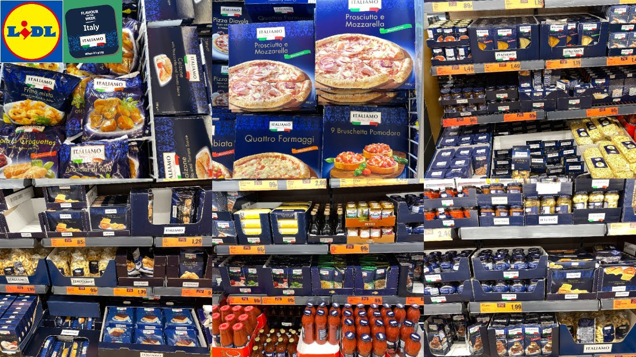 FLAVOUR OF THE WEEK: ITALY AT LIDL FROM THURSDAY 17 FEB 2022 | LIDL SHOPPING HAUL | TRAVELANDSHOP