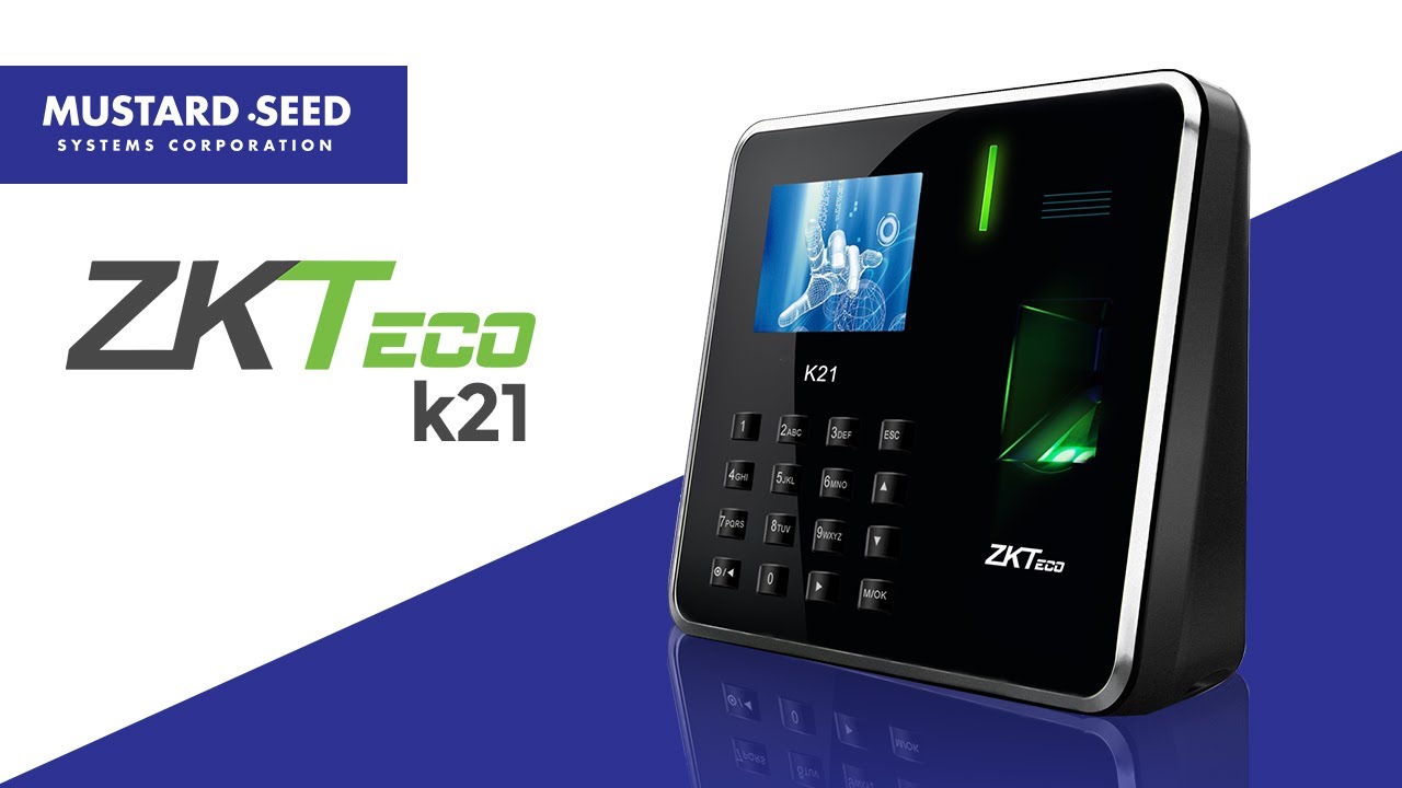 ZKTeco K21 | Fingerprint and Proximity Time Attendance Device | Product Highlights Demo | MSSC